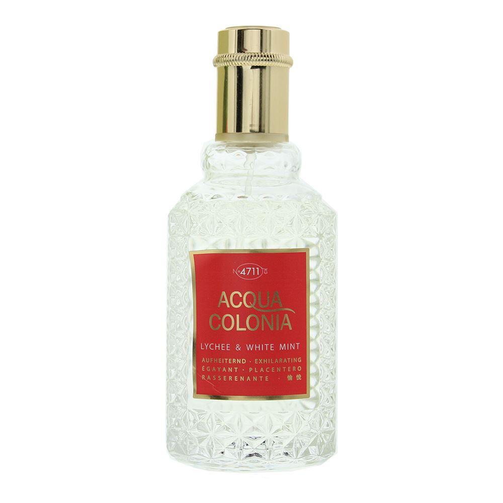 4711 Acqua Colonia Lychee & White Mint 50ml Eau De Cologne Spray for Unisex