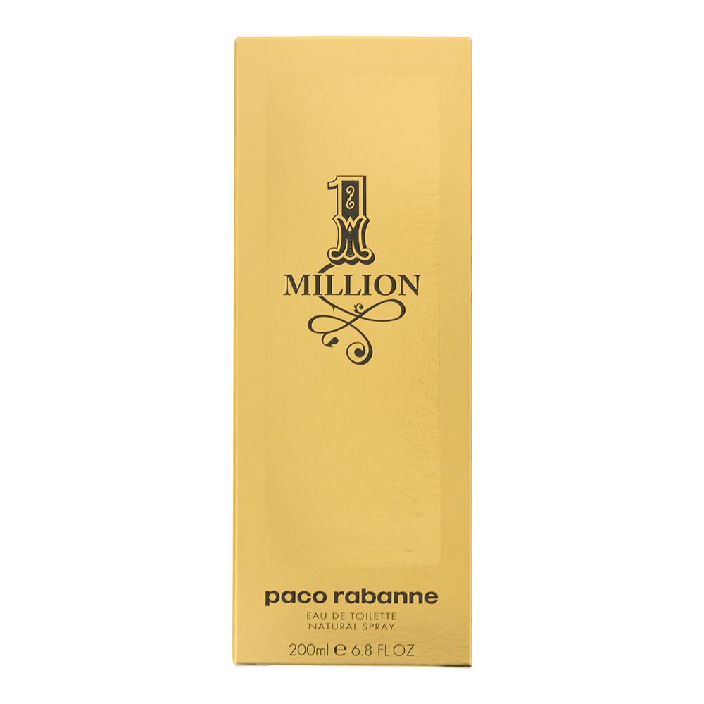 Paco Rabanne 1 Million 200ml Eau De Toilette Spray for Him