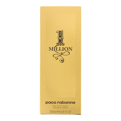 Paco Rabanne 1 Million 200ml Eau De Toilette Spray for Him