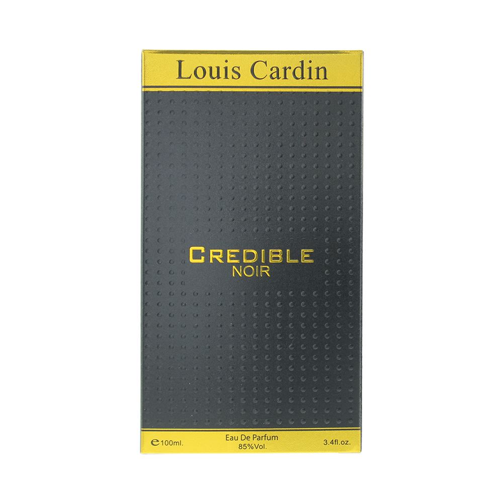 Louis Cardin Credible Noir 100ml Eau de Parfum Spray For Him
