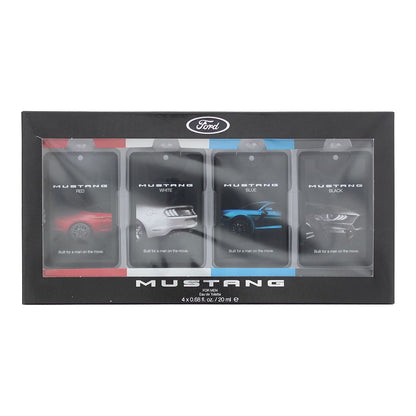 Mustang 20ml Eau de Toilette Gift Set - Red, White, Blue, Black for Him