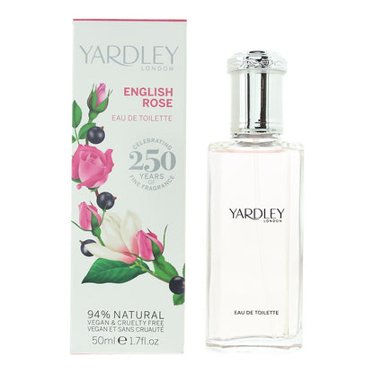Yardley English Rose 50ml Eau de Toilette Spray for Her - Contemporary Edition