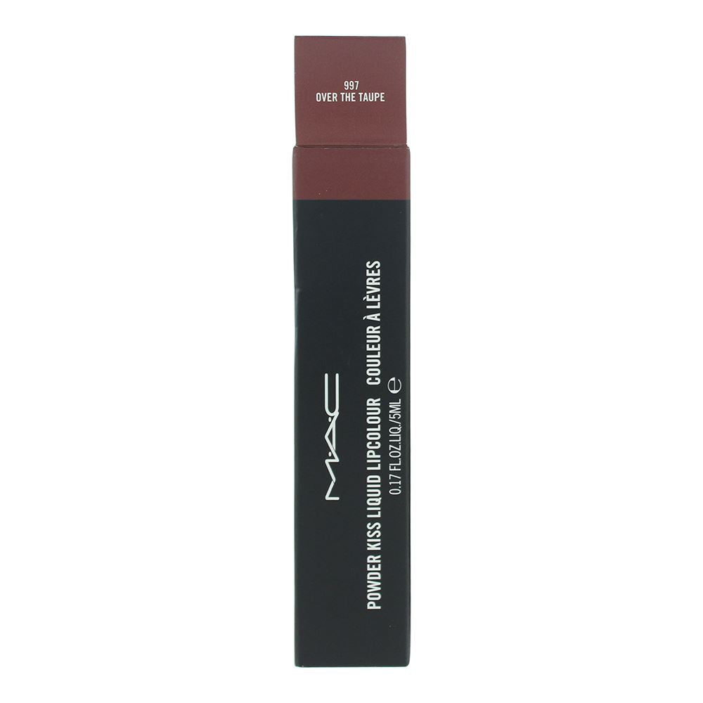 MAC Powder Kiss 5ml Liquid Lipcolour - 997 Over The Taupe
