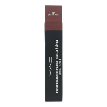 MAC Powder Kiss 5ml Liquid Lipcolour - 997 Over The Taupe