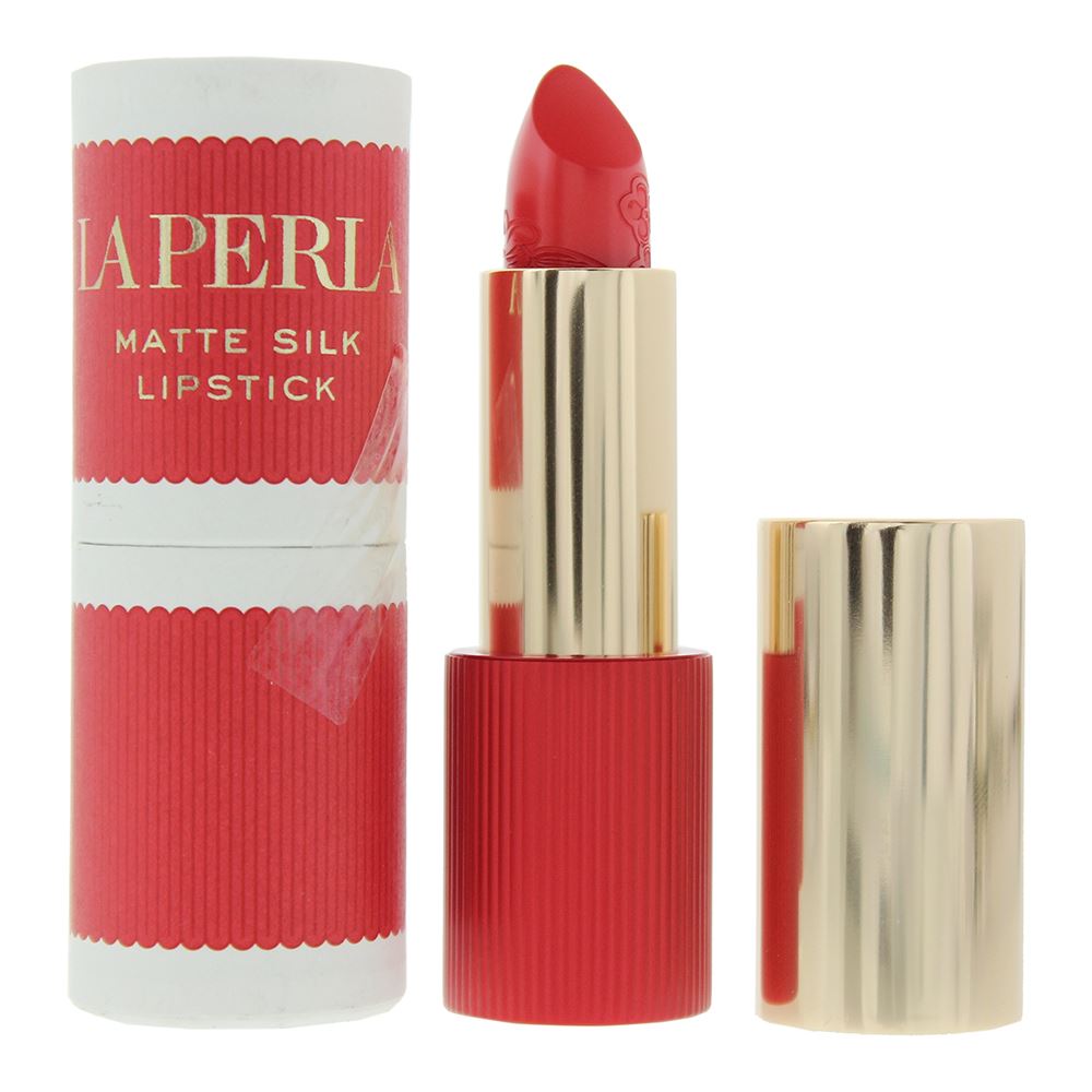 La Perla Matte Silk Lipstick 3.5g -  103 Coral Red
