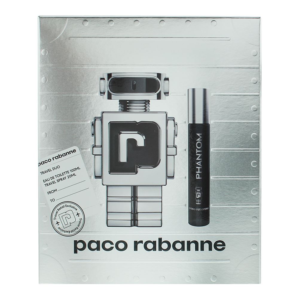 Paco Rabanne Phantom 100ml Eau de Toilette Gift Set 20ml Eau de Toilette for Him