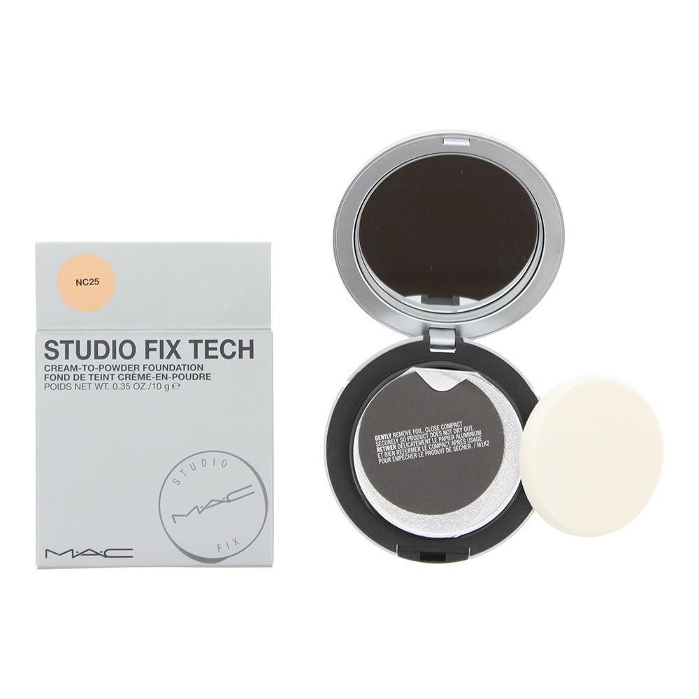 MAC Studio Fix Tech Cream To Powder 10g Foundation - NC25