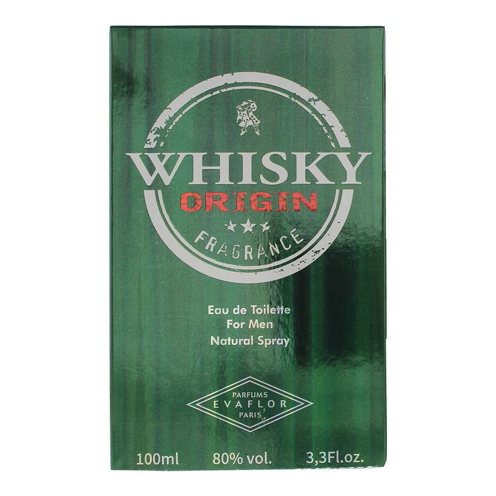 Evaflor Whisky Origin 100ml Eau De Toilette Spray For Him