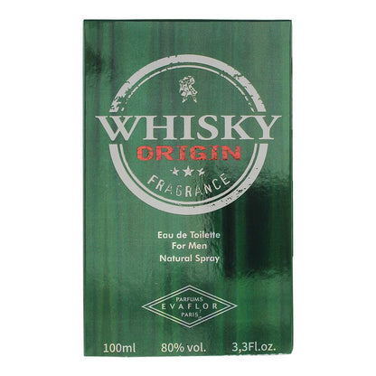 Evaflor Whisky Origin 100ml Eau De Toilette Spray For Him
