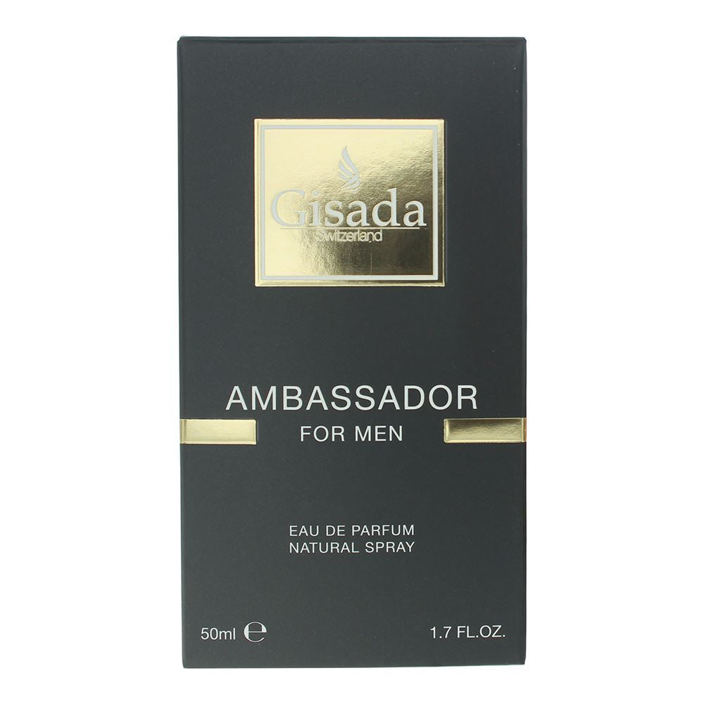 Gisada Ambassador Men 50ml Eau de Parfum Spray For Him