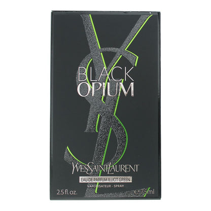 Yves Saint Laurent Black Opium Illicit Green 75ml Eau de Parfum Spray for Her