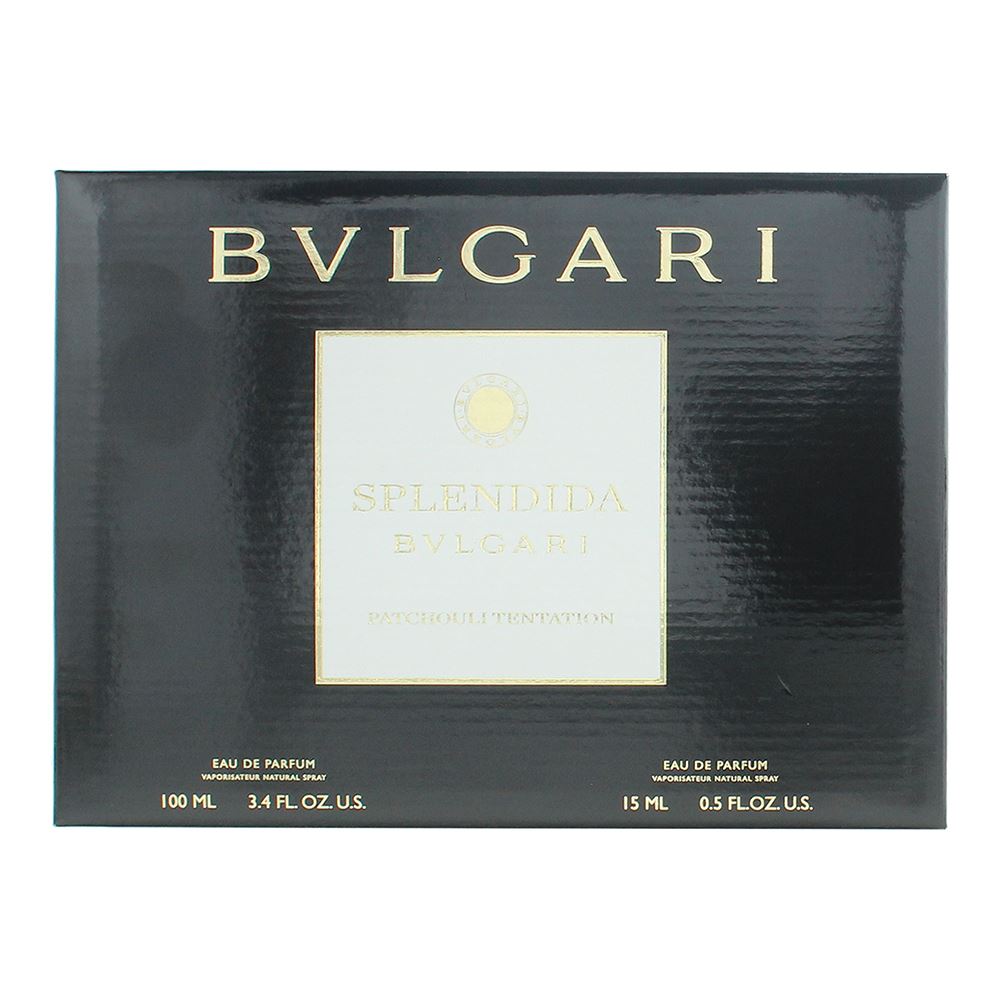 Bulgari Splendida Patchouli Tentation Eau de Parfum 100ml + 15ml Gift Set for her