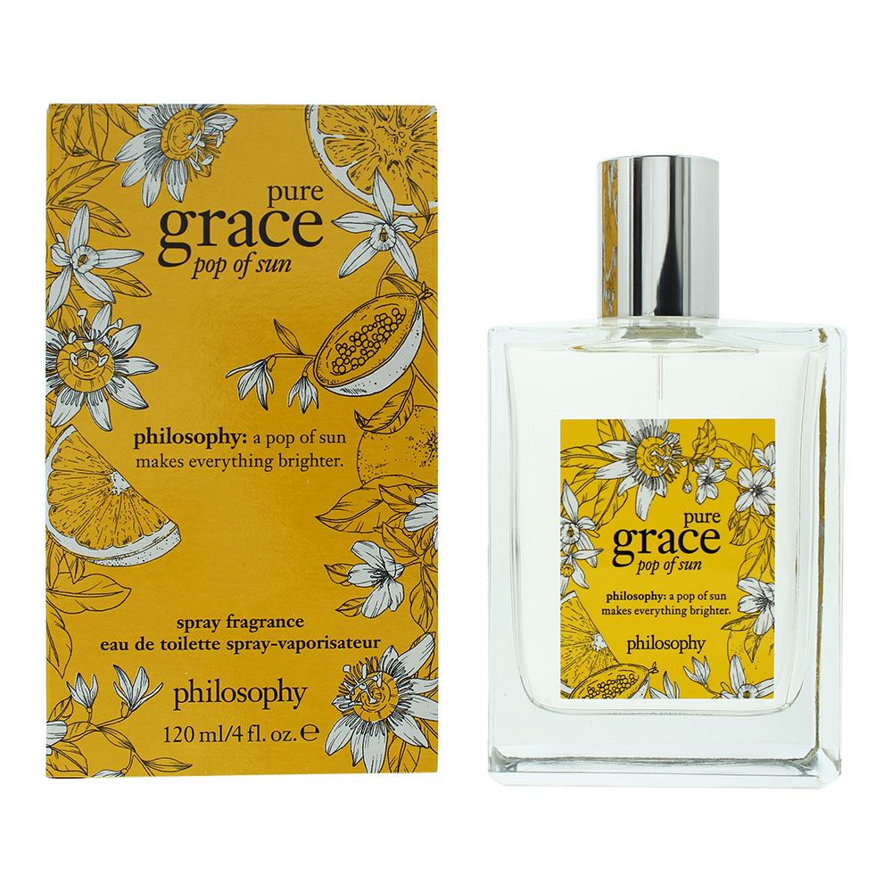 Philosophy Pure Grace Pop Of Sun 120ml Eau De Toilette Spray for Her