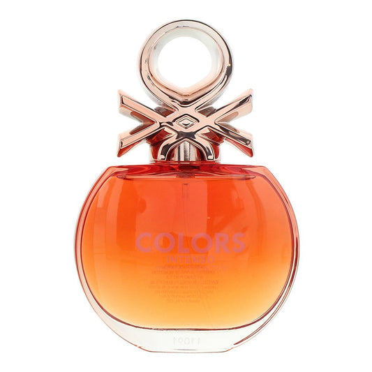 Benetton Colors Woman Rose Intenso Eau de Parfum 80ml Spray for Her