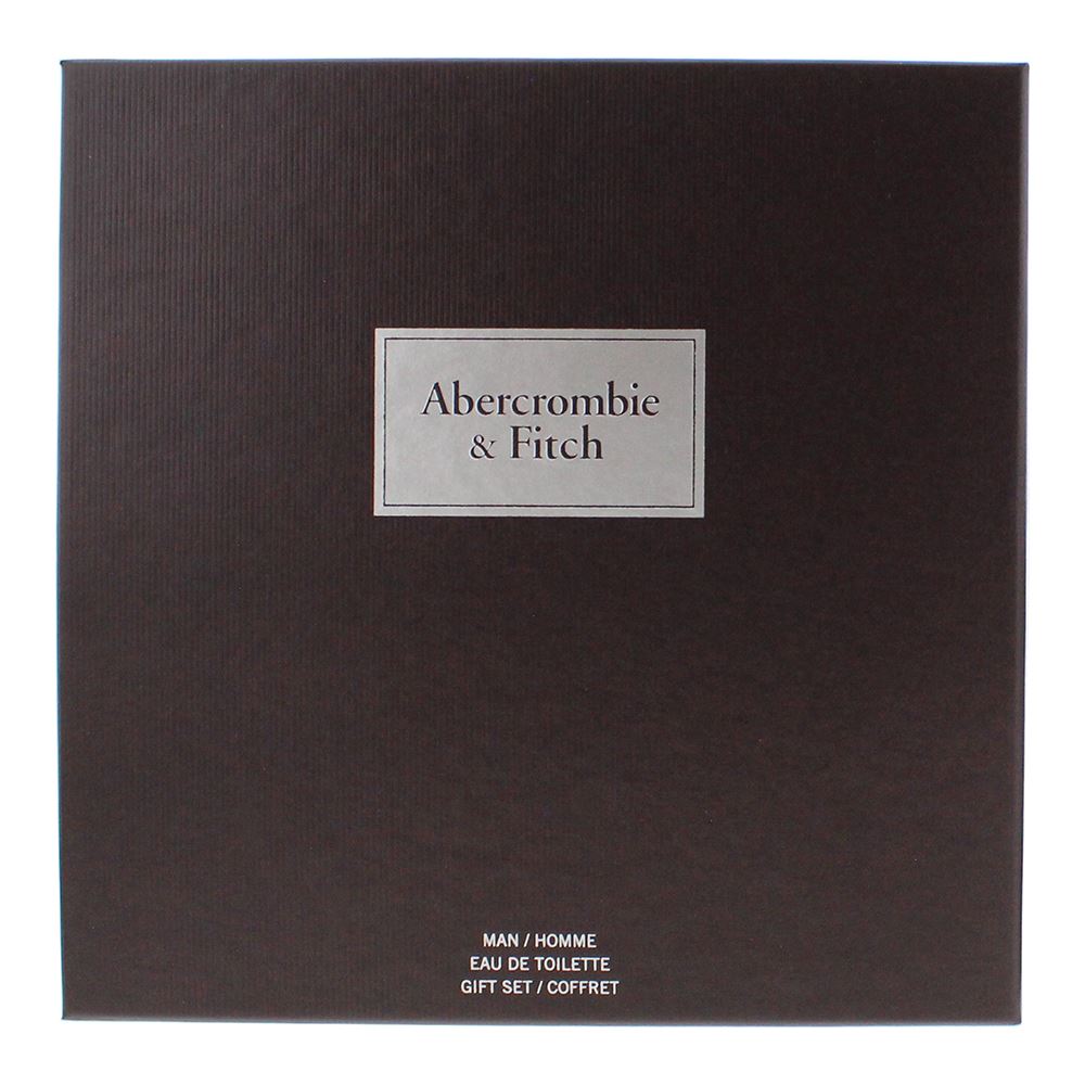Abercrombie & Fitch First Instinct 100ml Eau de Toilette Gift Set 200ml Shower Gel for Him