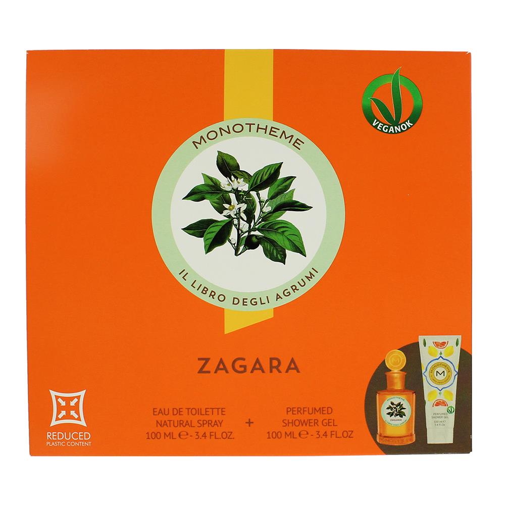 Monotheme Zagara 100ml Eau de Toilette Gift Set 100ml Shower Gel for Her