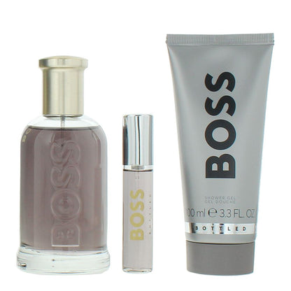 Hugo Boss Boss Bottled 100ml Eau de Parfum Gift Set 10ml Eau de Parfum, 100ml Shower Gel for Him