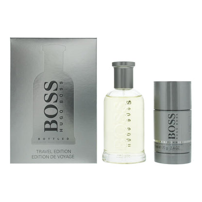 Hugo Boss Boss Bottled 100ml  Eau de Toilette Gift Set 75ml Deodorant Stick for Him