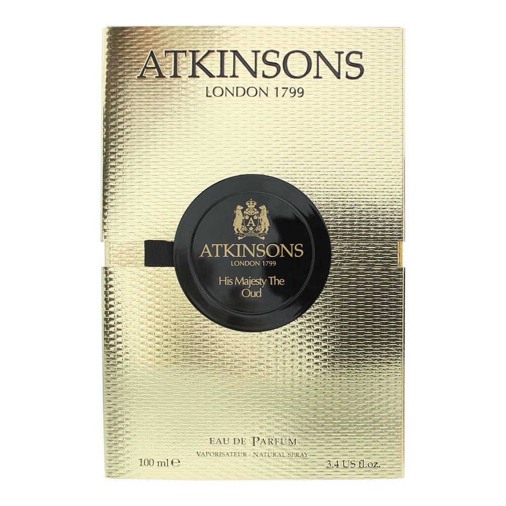 Atkinsons His Majesty The Oud 100ml Eau De Parfum Spray for Him