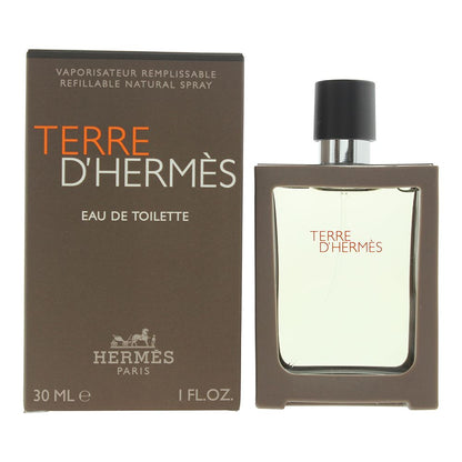 Hermes Terre D'hermes 30ml Eau de Toilette Refillable Spray for Him