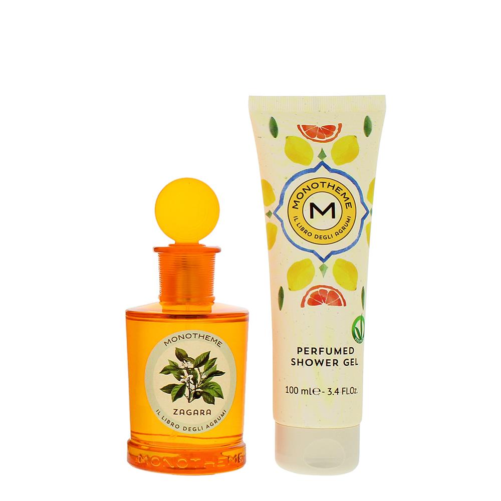 Monotheme Zagara 100ml Eau de Toilette Gift Set 100ml Shower Gel for Her