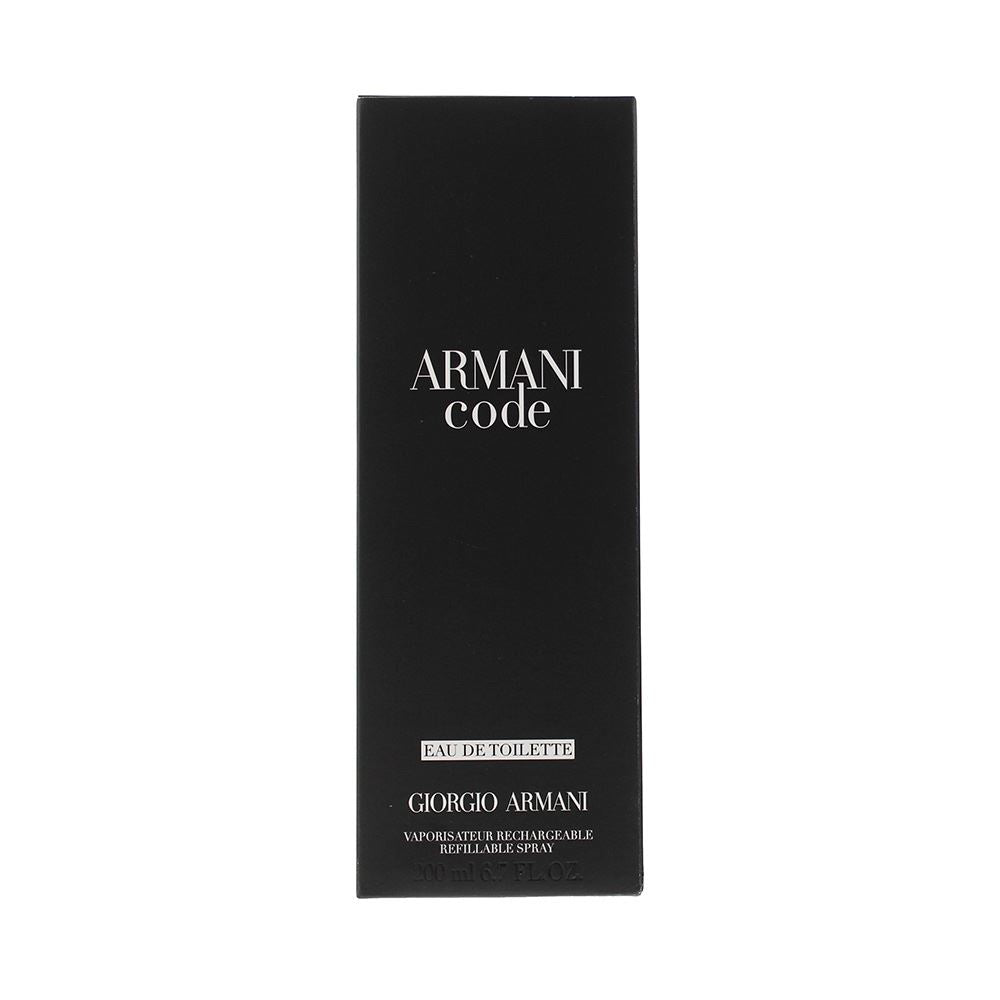 Giorgio Armani Code Pour Homme 200ml Eau de Toilette Refillable Spray for Him