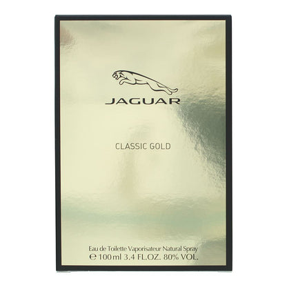 Jaguar Classic Gold 100ml Eau de Toilette Spray for Him