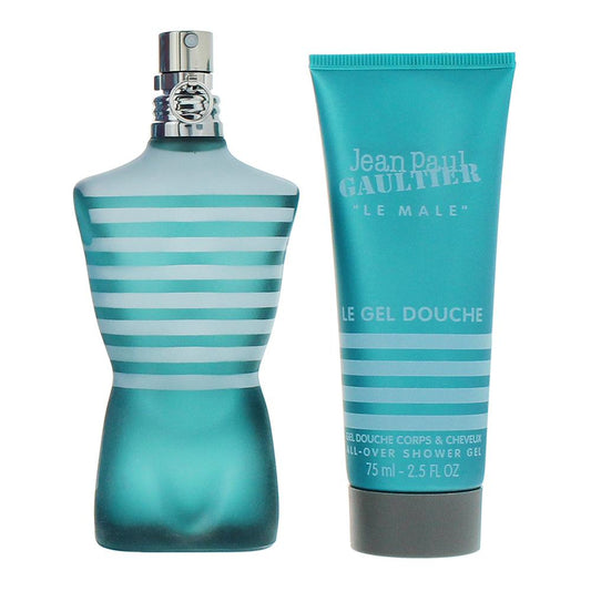 Jean Paul Gaultier Le Male 75ml Eau de Toilette Gift Set 75ml Shower Gel for Him