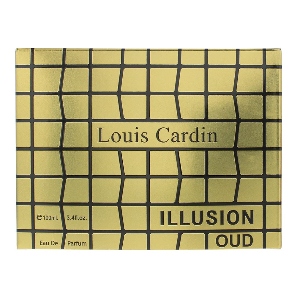 Louis Cardin Illusion Oud 100ml Eau de Parfum Spray for Him