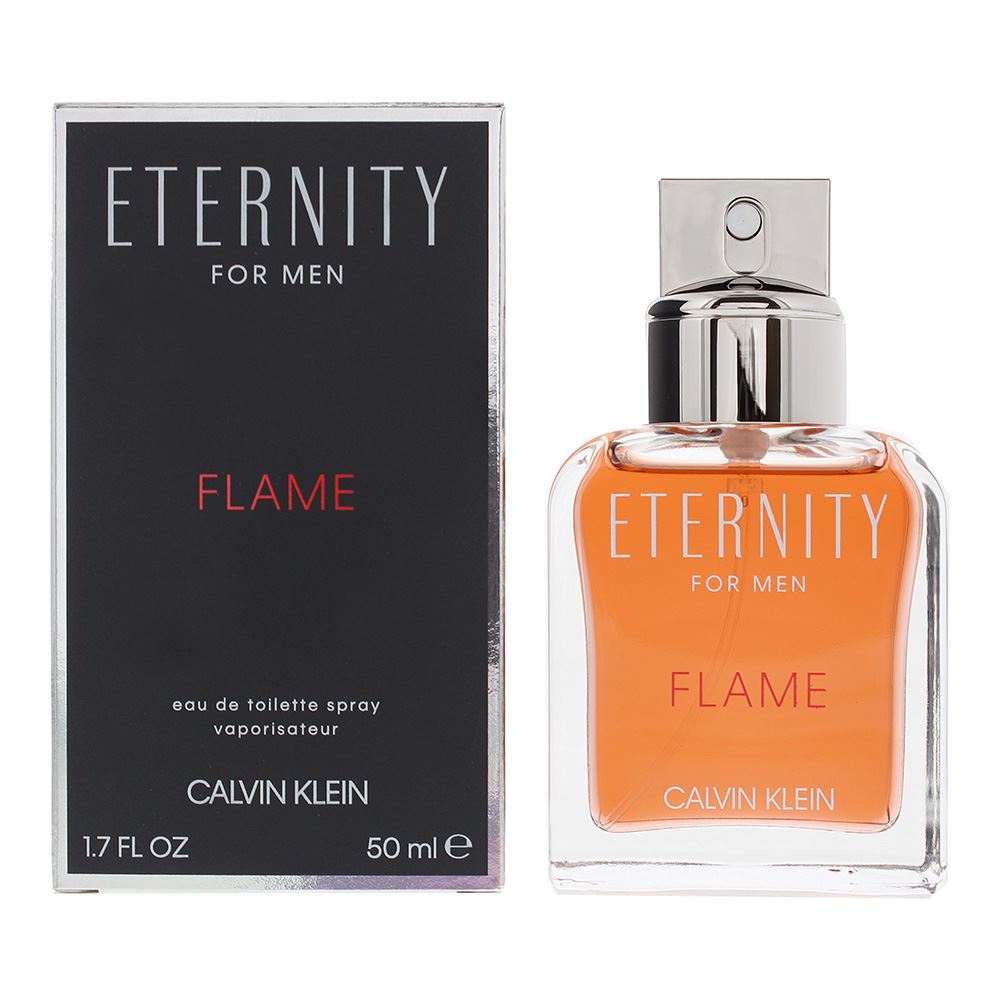 Calvin Klein Eternity For Men Flame 50ml Eau de Toilette Spray for Him