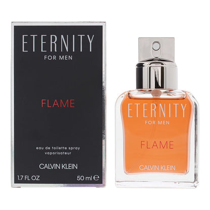 Calvin Klein Eternity For Men Flame 50ml Eau de Toilette Spray for Him