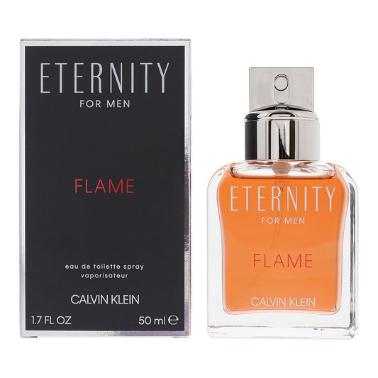 Calvin Klein Eternity For Men Flame 50ml Eau de Toilette Spray for Him