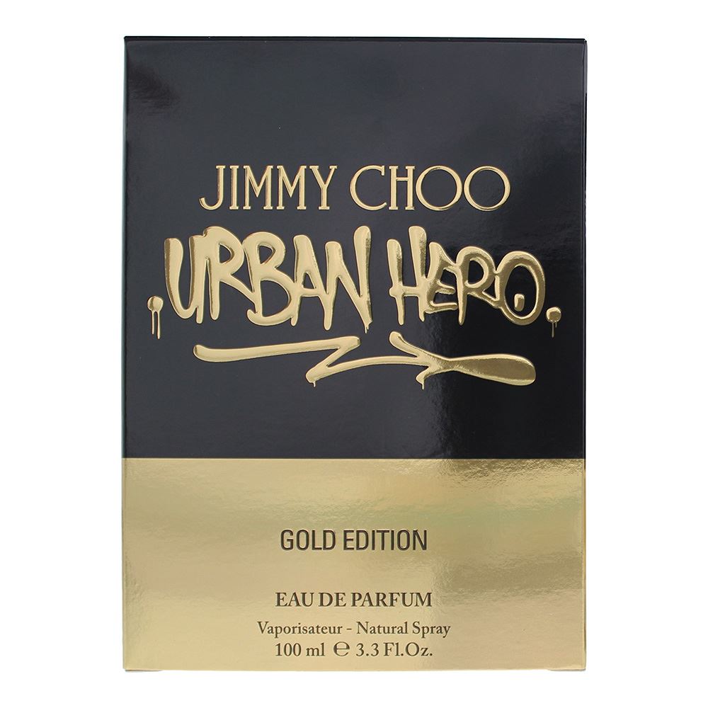 Jimmy Choo Urban Hero Gold Edition 100ml Eau De Parfum Spray for Him