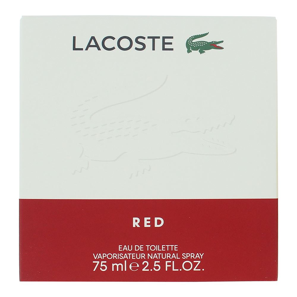 Lacoste Red 75ml Eau de Toilette Spray for Him