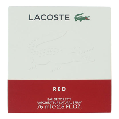 Lacoste Red 75ml Eau de Toilette Spray for Him