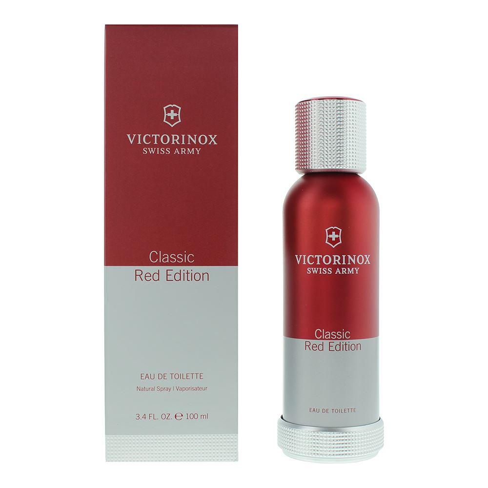 Swiss Army Victorinox Classic 100ml Eau de Toilette Spray for Him - Red Edition