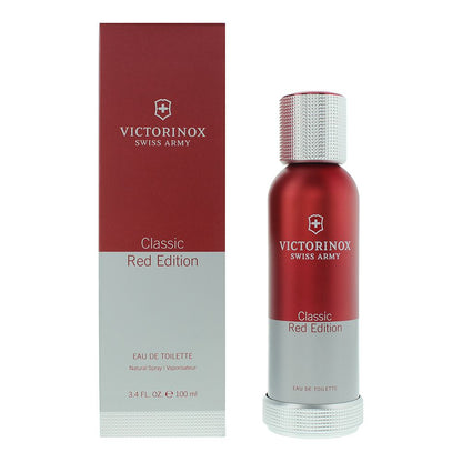 Swiss Army Victorinox Classic 100ml Eau de Toilette Spray for Him - Red Edition