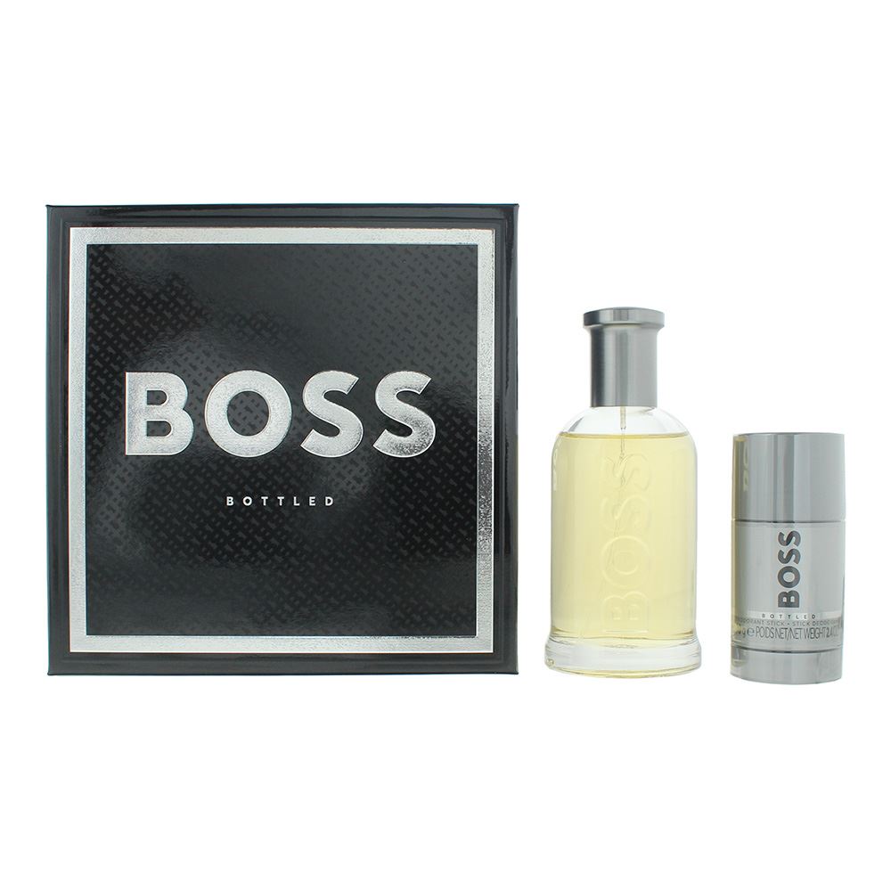 Hugo Boss Boss Bottled 200ml Eau de Toilette Gift Set 75ml Deodorant Stick for Him