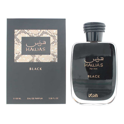 Rasasi Hawas Black 100ml Eau de Parfum Spray For Him