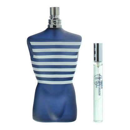 Jean Paul Gualtier Le Male In The Navy 200ml  Eau de Toilette Gift Set 10ml Eau de Toilette for Him
