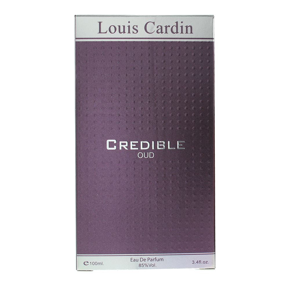 Louis Cardin Credible Oud 100ml Eau de Parfum Spray for Unisex