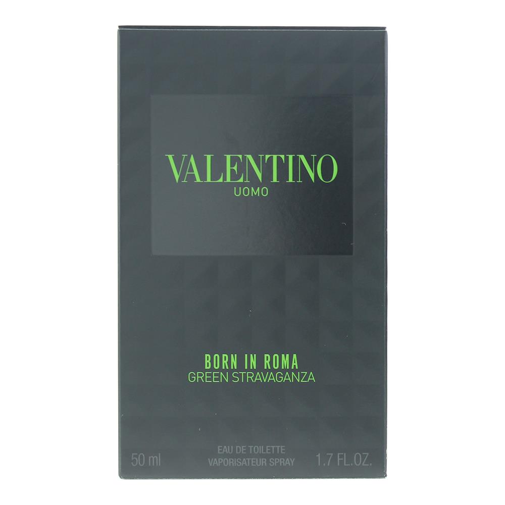 Valentino Uomo Born In Roma Green Stravaganza 50ml Eau de Toilette Spray for Him