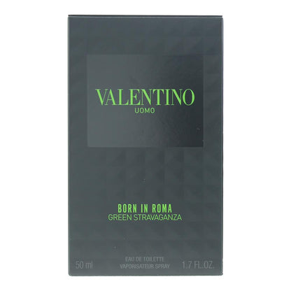 Valentino Uomo Born In Roma Green Stravaganza 50ml Eau de Toilette Spray for Him