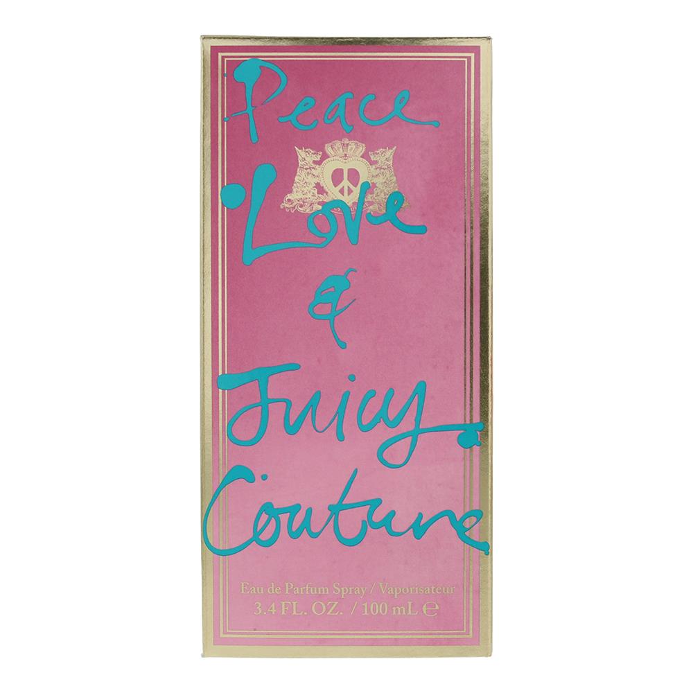 Juicy Couture Peace Love & Juicy Couture 100ml Eau de Parfum Spray For Her