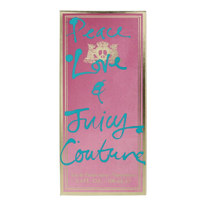 Juicy Couture Peace Love & Juicy Couture 100ml Eau de Parfum Spray For Her