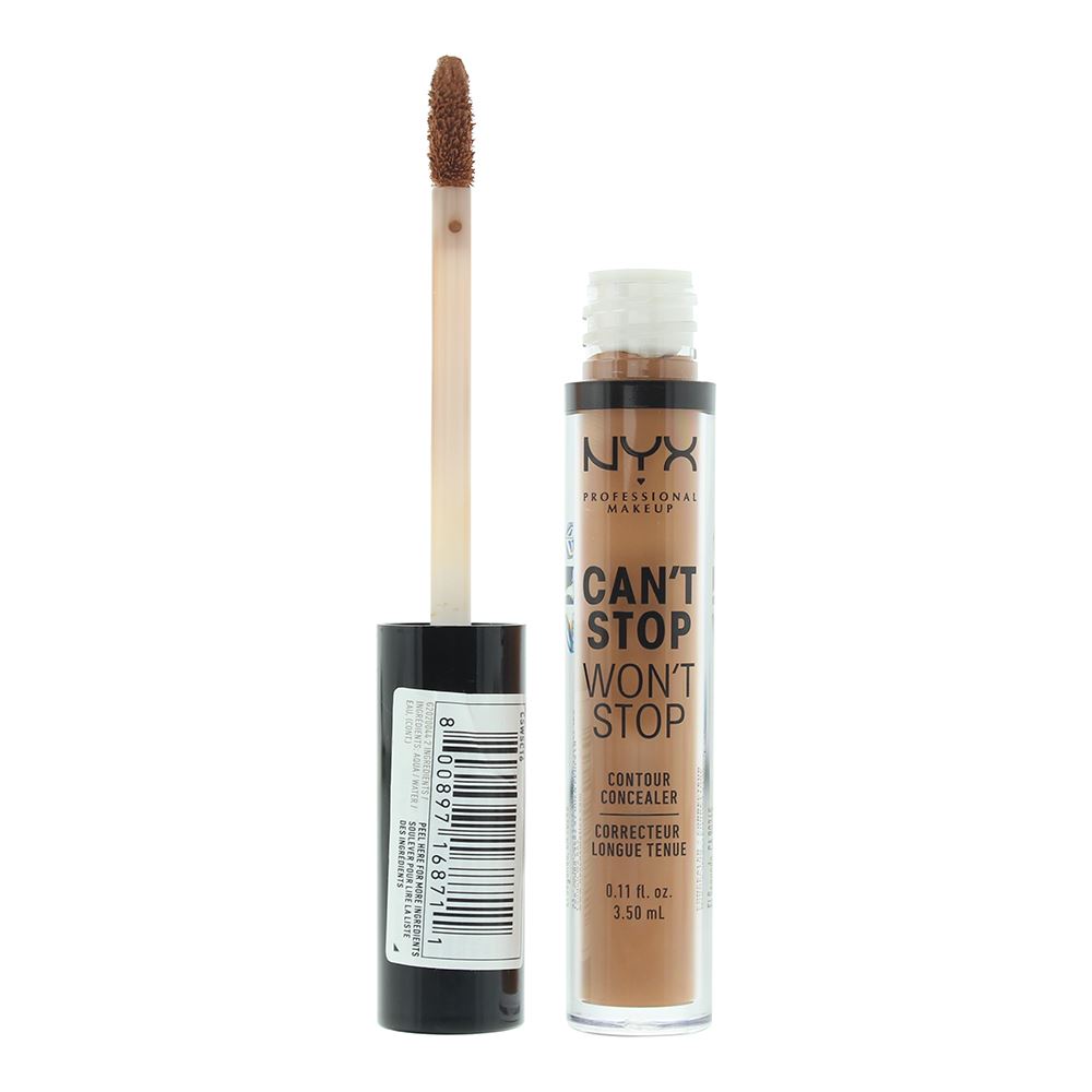 NYX Can't Stop Won't Stop 24H 3.5ml Concealer - Mahogany