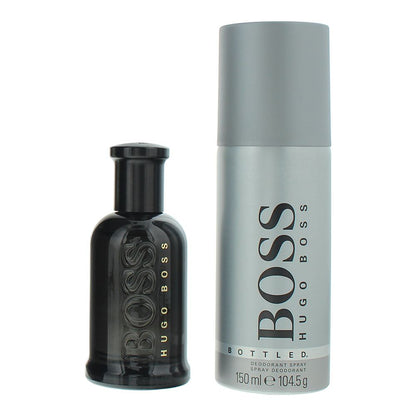 Hugo Boss Boss Bottled 50ml Eau de Parfum Gift Set 150ml Deodorant Spray for Him