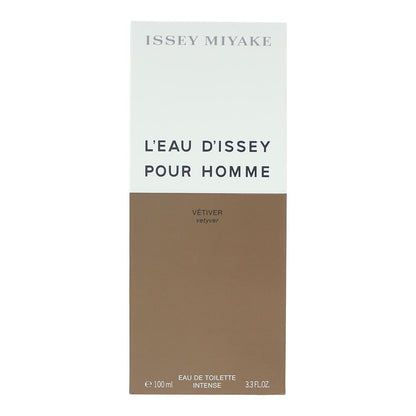 Issey Miyake L'eau D'issey Pour Homme Vetiver 100ml Eau de Toilette Spray For Him