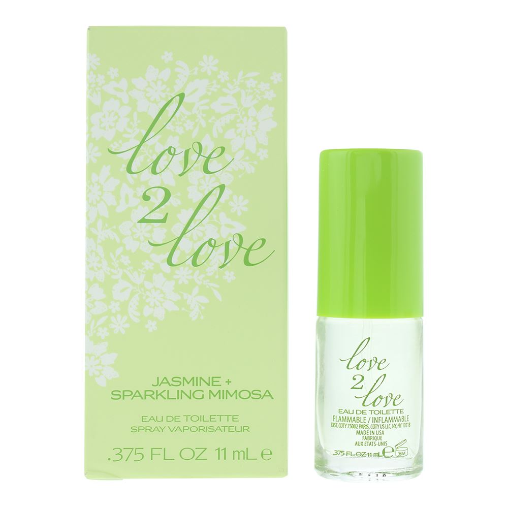 Love 2 Love Jasmine + Sparkling Mimosa 11ml Eau de Toilette Spray for Her