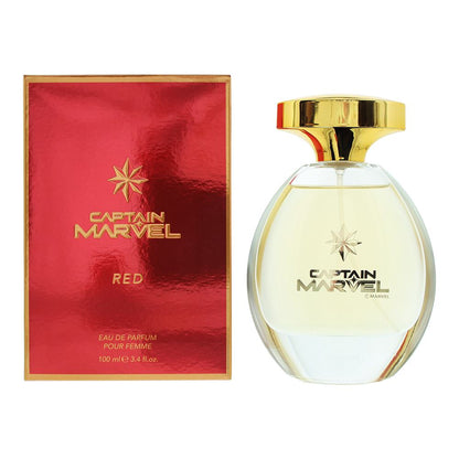 Marvel Captain Marvel Red 100ml Eau De Parfum Spray for Her